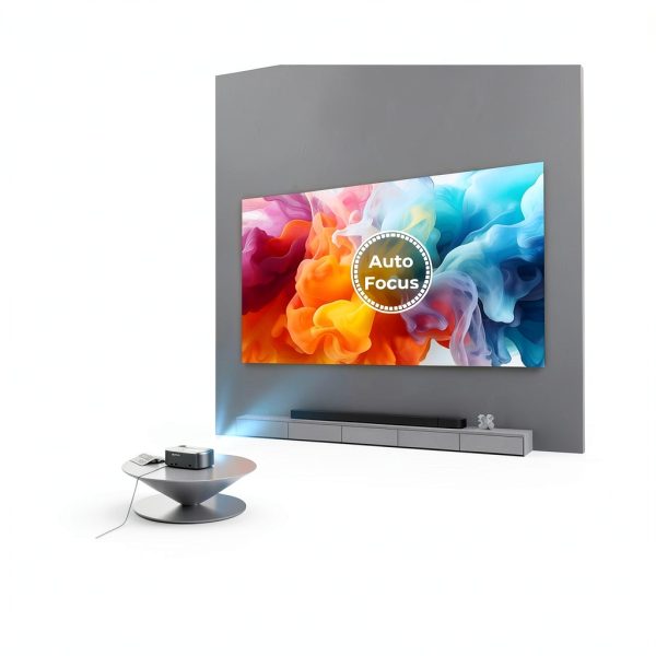 COQOOL 4K WiFi Bluetooth Projector Autofocus Home Theater-4
