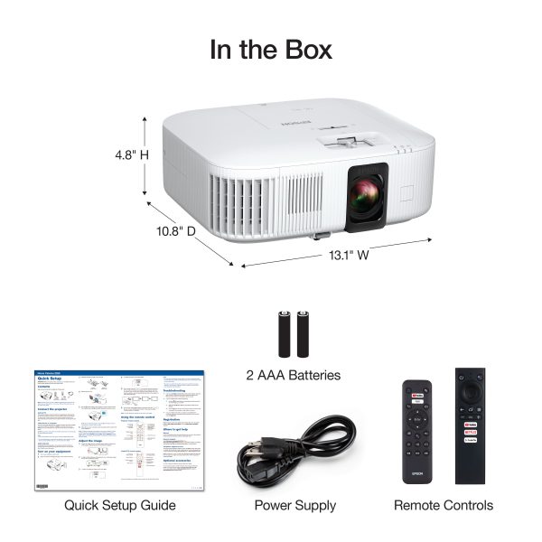 Epson Home Cinema 2350 4K PRO UHD Smart Projector Android TV-3