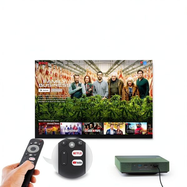 WEMAX Laser Projector Netflix Licensed 1080P Portable Home-1