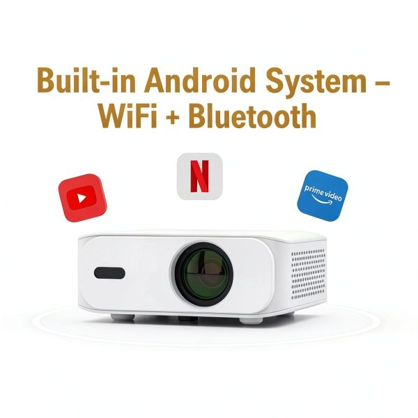 BOSS S5A HD Projector Full HD Auto Focus Home Theater-4