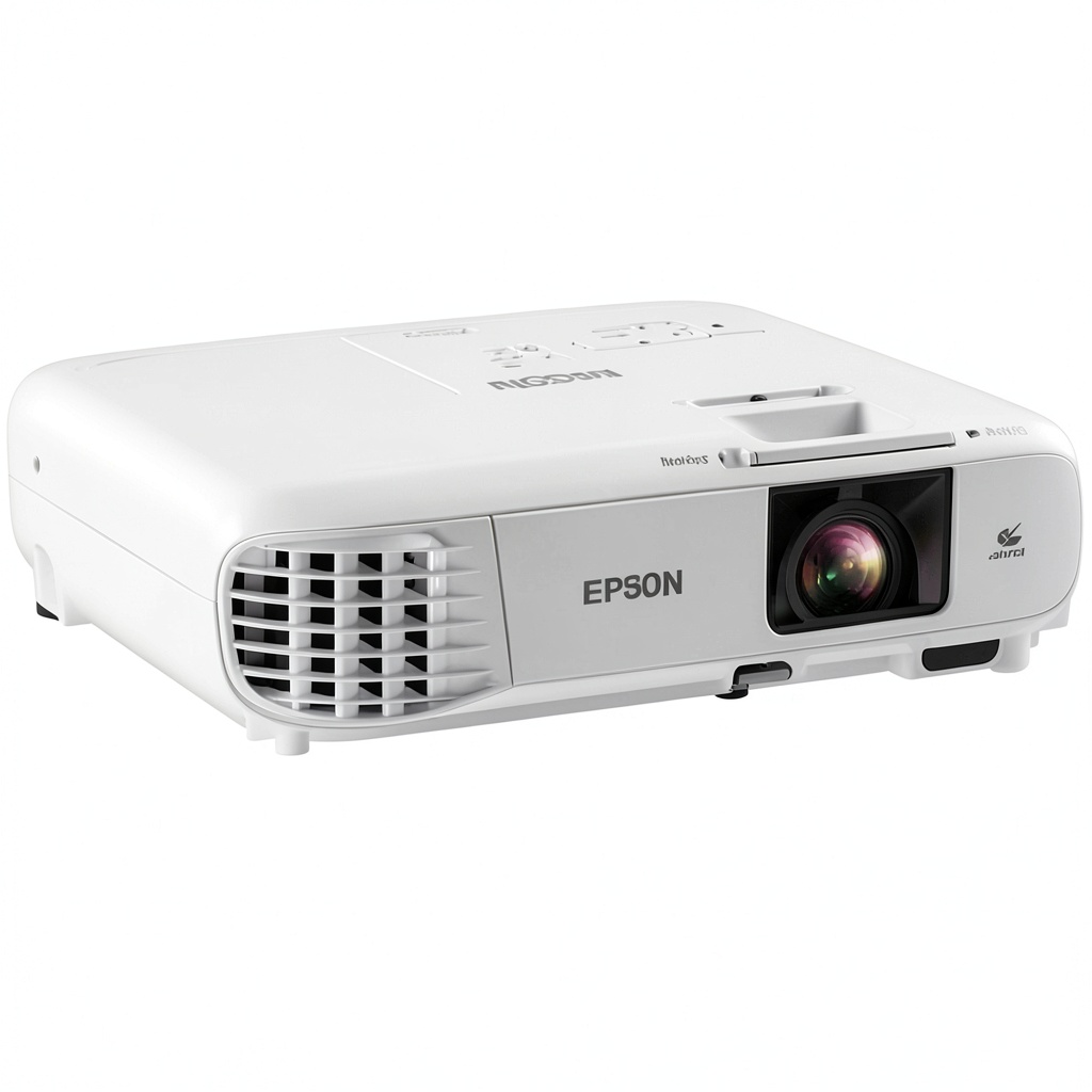 Epson PowerLite X49 projector displaying classroom content