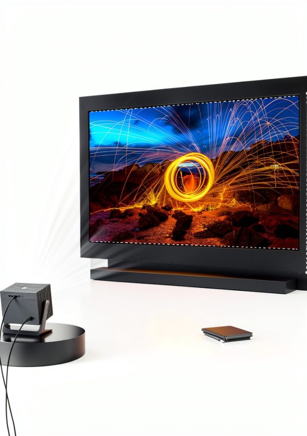 BladeCine Cube 600 Portable Projector Dolby Audio 1080P-3