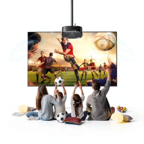 COQOOL 4K WiFi Bluetooth Projector Autofocus Home Theater-6