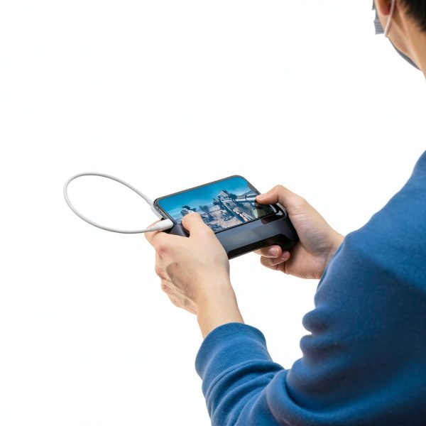 PowerCore Play 6700 Portable Gaming Phone Charger with Handshake Grip-4
