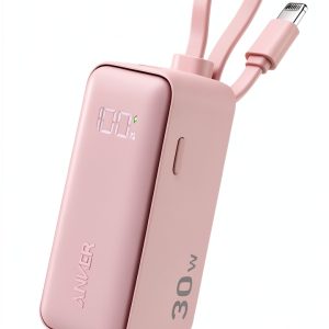 PowerBoost 5000mAh Portable Charger with Built‑in Lightning Cable-0