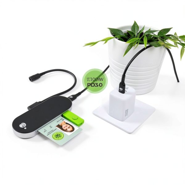 IOGEAR USB-C Hub with PD and CAC Reader for Microsoft Surface-2