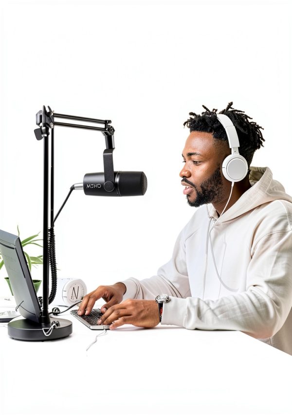 Movo UM6 Dynamic Podcast Microphone Kit-6