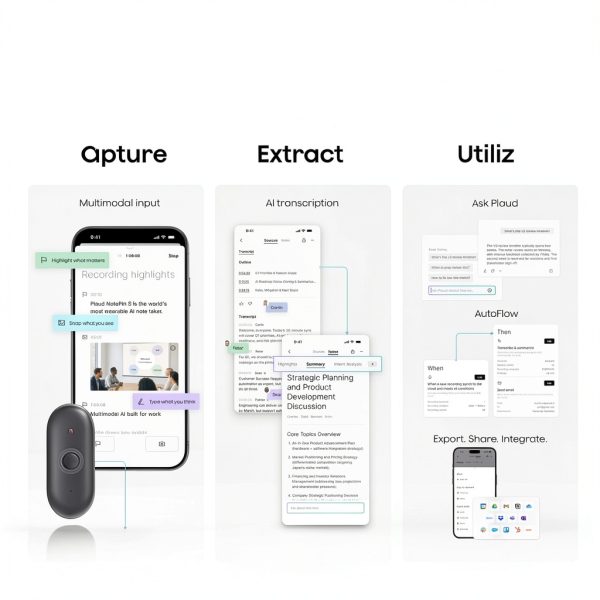 Plaud NotePin S Wearable AI Recorder-8