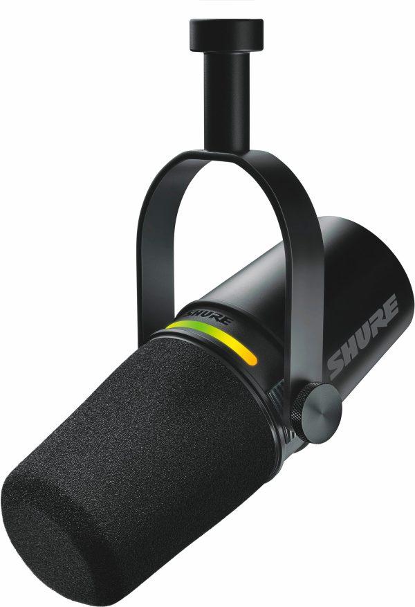 Shure MV7+ Podcast Microphone USB‑C & XLR Dynamic Mic Black White-0
