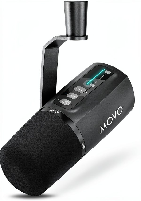Movo UM6 Dynamic Podcast Microphone Kit-0