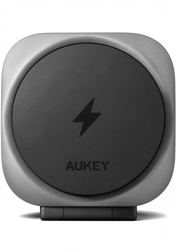 AUKEY 2-in-1 Foldable MagSafe Wireless Charger Qi2 15W Fast-2