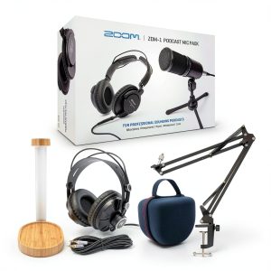 Zoom ZDM 1 Podcast Microphone Pack Bundle-0