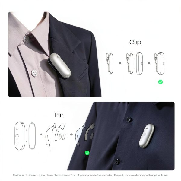 Plaud NotePin S Wearable AI Recorder-3